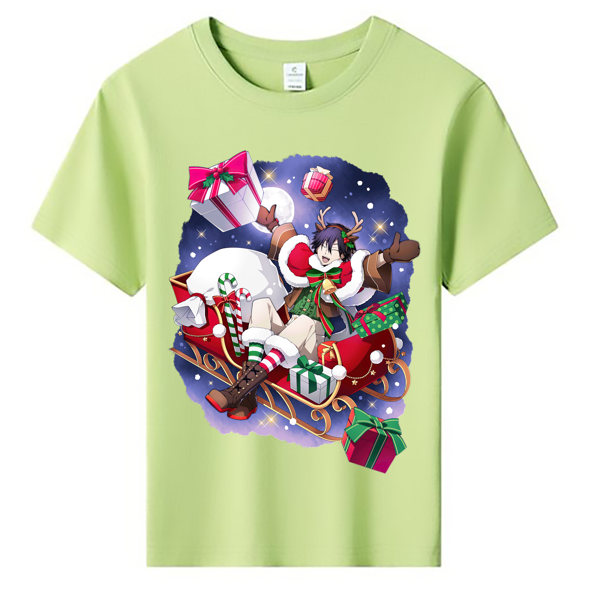 （画像用） 文豪ストレイドッグス Bungo Stray Dogs 綿100％キッズTシャツ（フロントプリント）